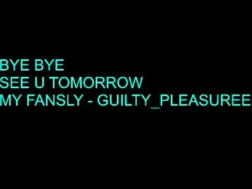 Chaturbate Private Sex Chat of guilty_pleasureee