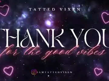 Chaturbate Adult Webcam of tatted_vixen