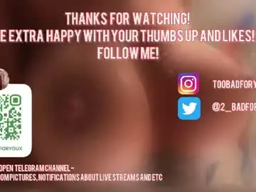 Chaturbate Live Porn of 2badforyou