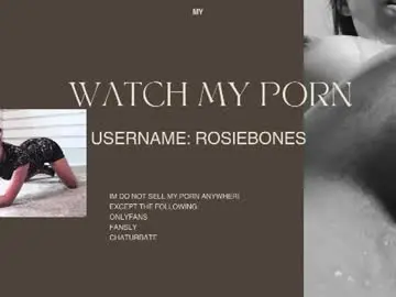 Chaturbate Live Porn of rosiebones